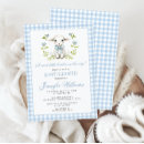 Search for lamb baby shower invitations Watercolor