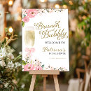 Search for brunch and bubbly welcome signs Floral