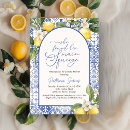 Search for fruit bridal shower invitations Watercolor