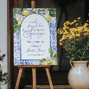 Search for lemon bridal shower welcome signs Yellow