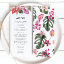 Search for blush pink wedding menus Watercolor floral
