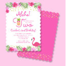 Search for 2nd flamingo birthday invitations Summer