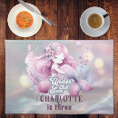 Search for mermaid placemats Under the sea