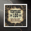 Search for 100th birthday napkins Typography