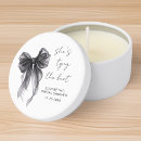 Search for bridal shower favors Black and white
