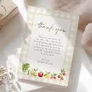 Search for vegetable thank you cards Gingham