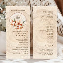 Search for 4x9 wedding programs Boho