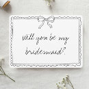 Search for elegant bridesmaid cards Handwritten