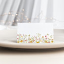 Search for butterflies place cards Wildflowers
