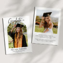 Search for elegant graduation announcement cards High school college university