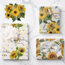 Search for sunflower wrapping paper Birthday
