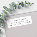 Search for self adhesive return address labels Minimalist