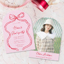 Search for pink graduation invitations Girly