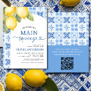 Search for she found her main squeeze bridal shower invitations Elegant calligraphy script