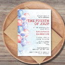 Search for cookout 4th of july invitations Red white and blue