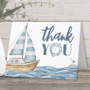 Search for sailboat thank you cards Ahoy its a boy