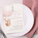 Search for hot pink baby shower invitations We can bearly wait