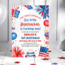 Search for independence day invitations Our little firecracker