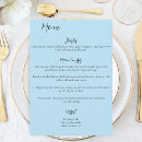 Search for fairytale wedding menus Blue