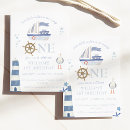 Search for boat birthday invitations Sailor