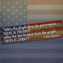 Search for liberty bumper stickers Thomas jefferson