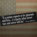 Search for founding fathers bumper stickers Thomas jefferson