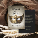 Search for masquerade thank you cards Carnival