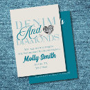 Search for denim and diamonds invitations Cowboy