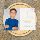 Search for thank you first communion invitations Boy