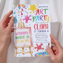 Search for put the art in party invitations Editable