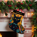 Search for black cat christmas stockings Cute