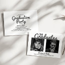 Search for double sided graduation invitations Modern