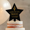 Search for black gold cake toppers Congratulations