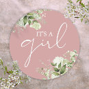 Search for its a girl stickers Baby shower