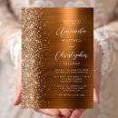 Search for copper wedding invitations Modern