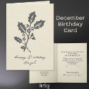 Search for december birthday cards Holly