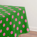 Search for pink polka dots tablecloths Pattern