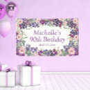 Search for 90th birthday banners Greenery