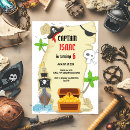 Search for treasure hunt invitations Kids pirate party