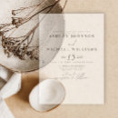 Search for vellum overlay invitations Elegant