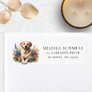 Search for labrador return address labels Watercolor