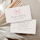 Search for hair bow business cards Cute