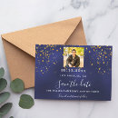 Search for birthday save the date postcards Navy blue