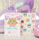 Search for kitten birthday invitations Cute kitty