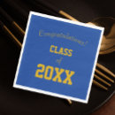 Search for royal blue napkins Congratulations