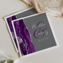 Search for silver and purple napkins Elegant