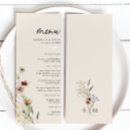 Search for wedding menus Minimalist