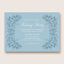 Search for nesting party invitations Blue