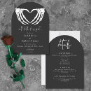 Search for skeleton hand invitations Black and white