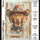 Search for cowboy tissue paper Dog